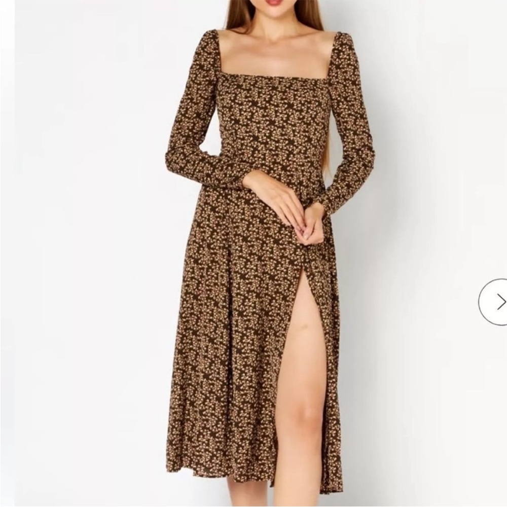 Floral Long Sleeve Dress